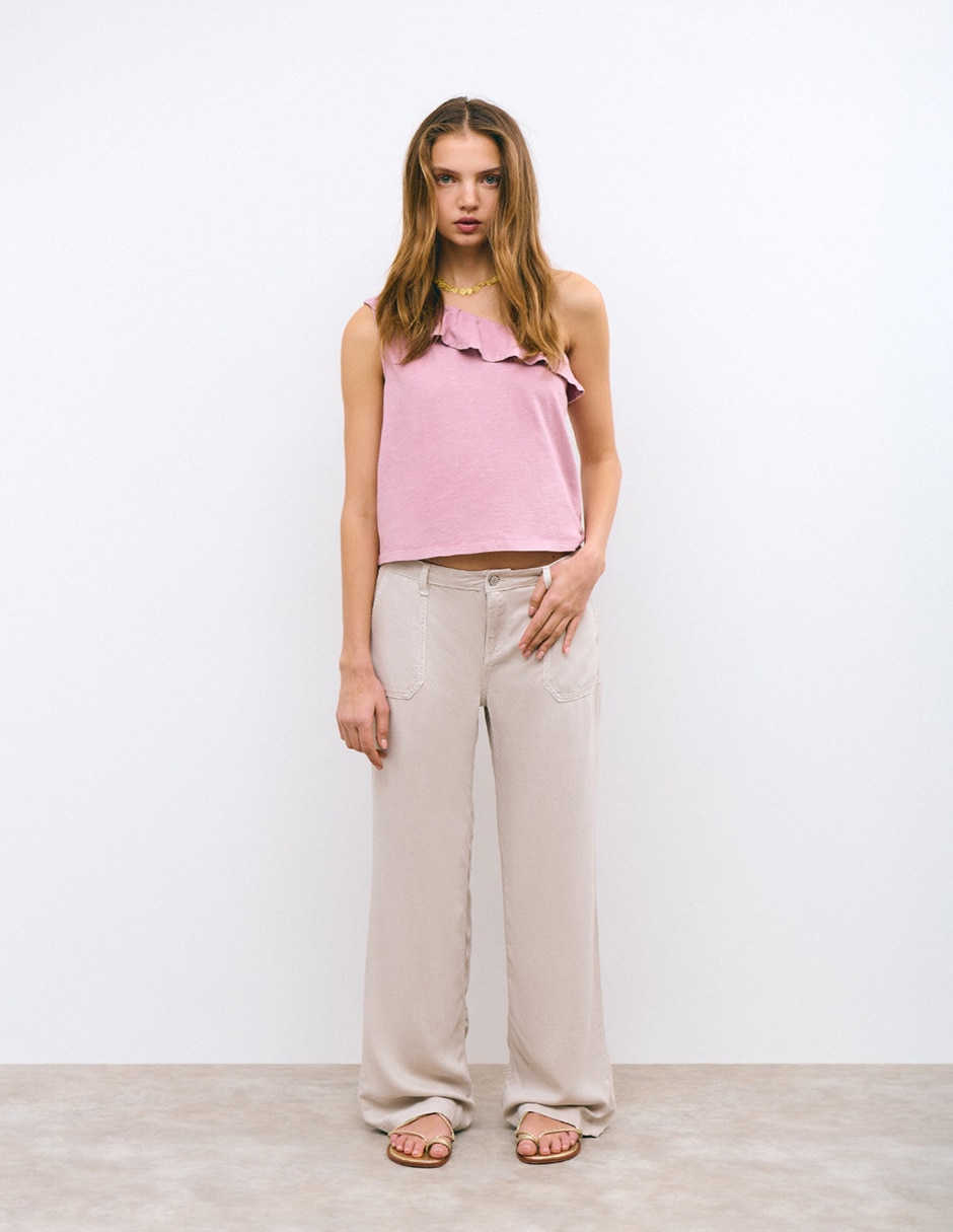 Pantalón regular para mujer
