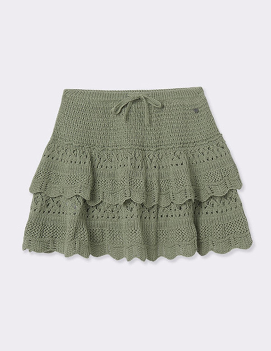 Falda mini a la cintura 6