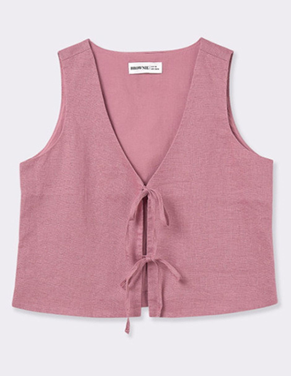 Chaleco de lino para mujer 6