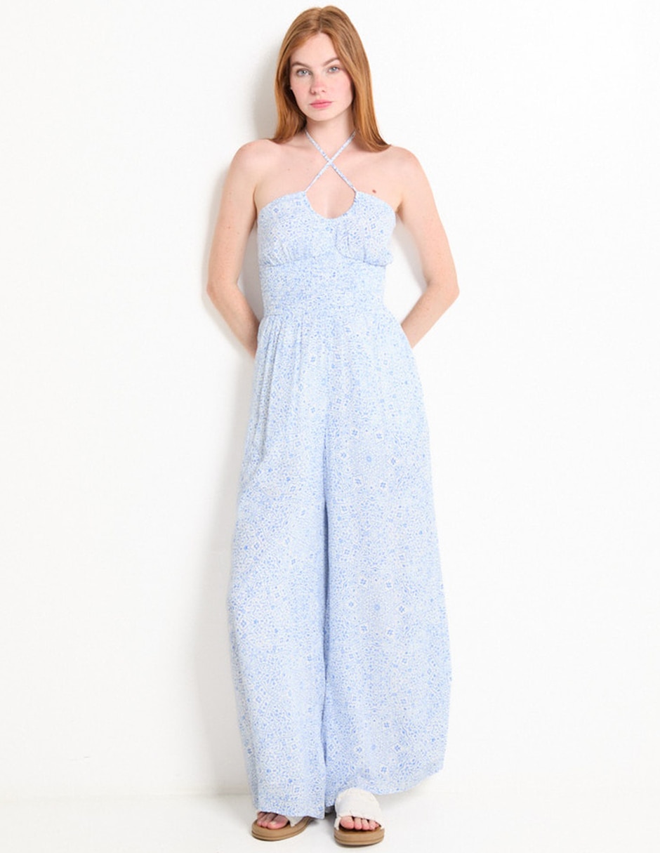 Jumpsuit estampado floral para mujer