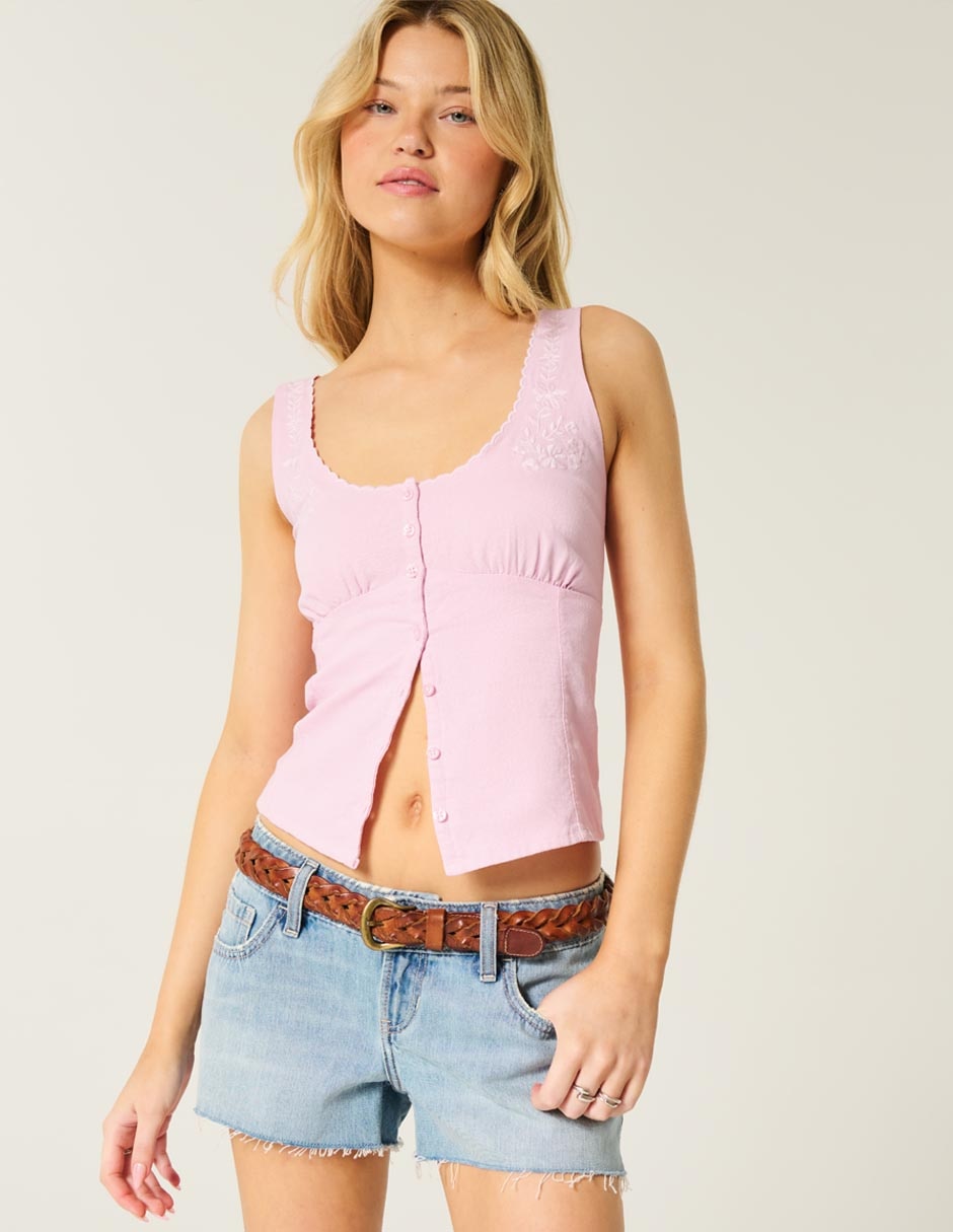 Blusas Hollister Hollister Camisetas Chica Blusa De Tirantes