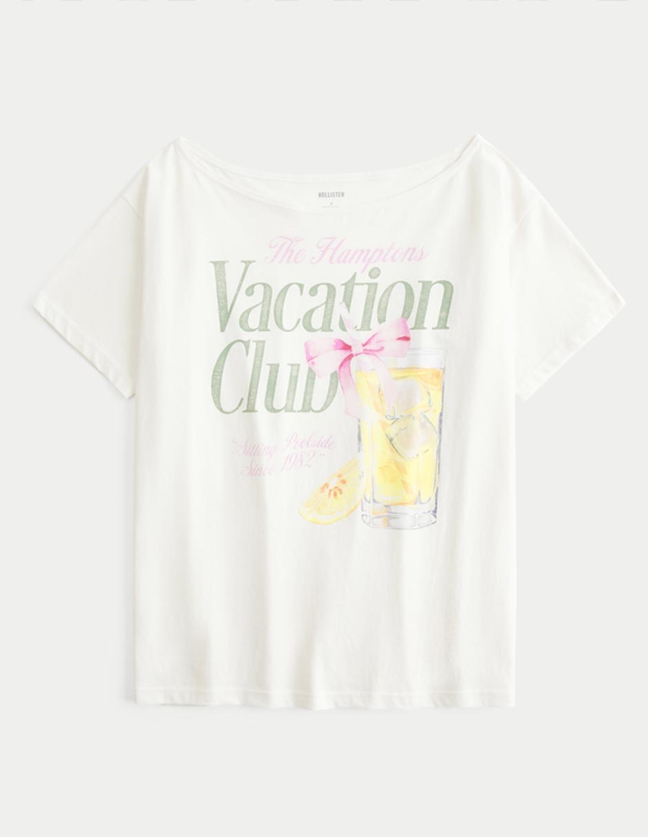 Playera manga corta cuello ojal para mujer 3