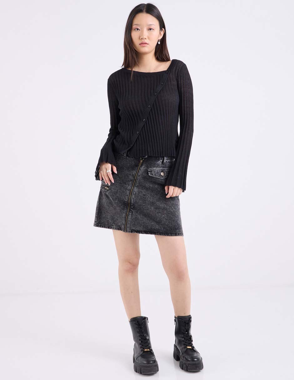 Blusa manga larga para mujer 3