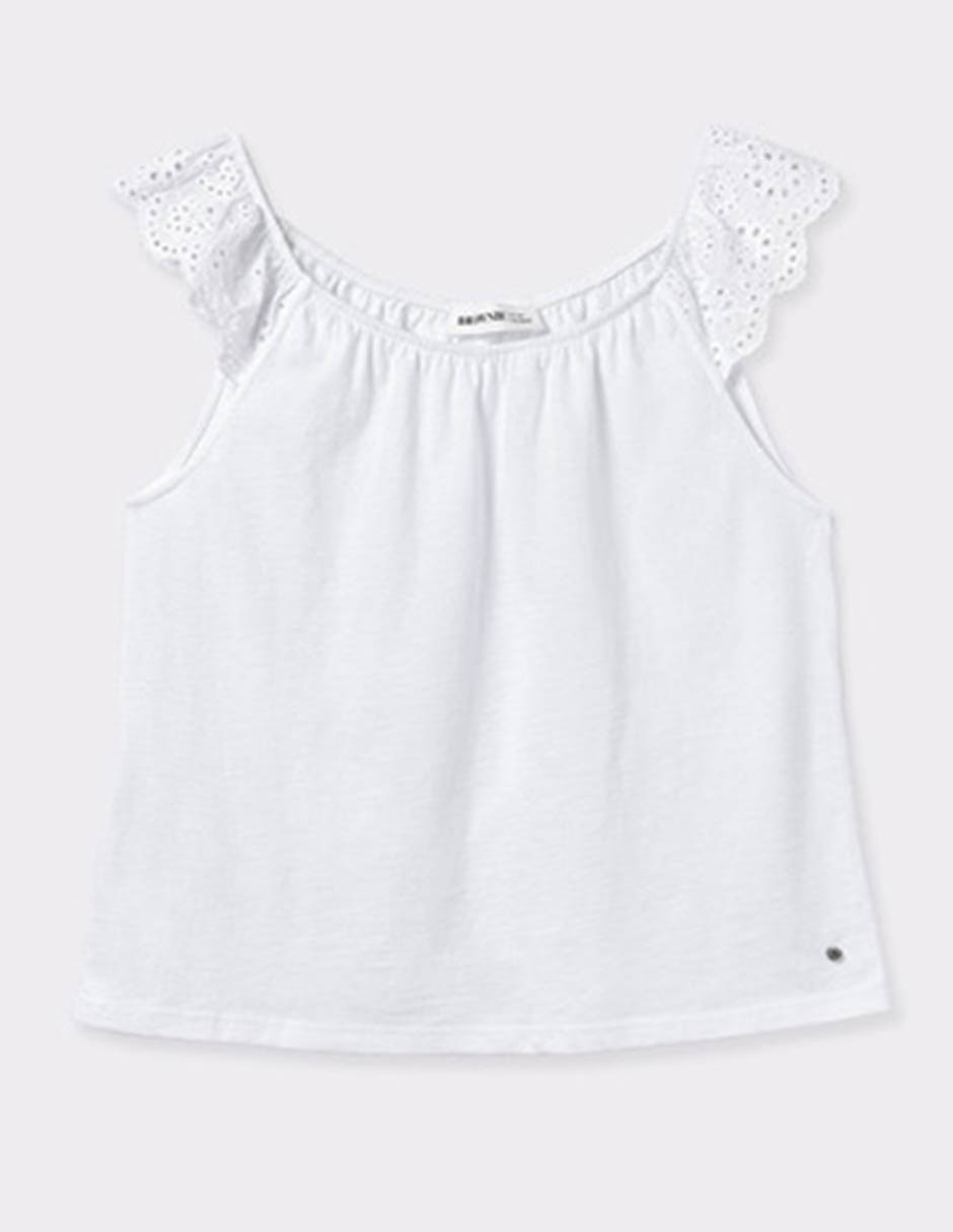 Playera manga corta cuello redondo para mujer 5