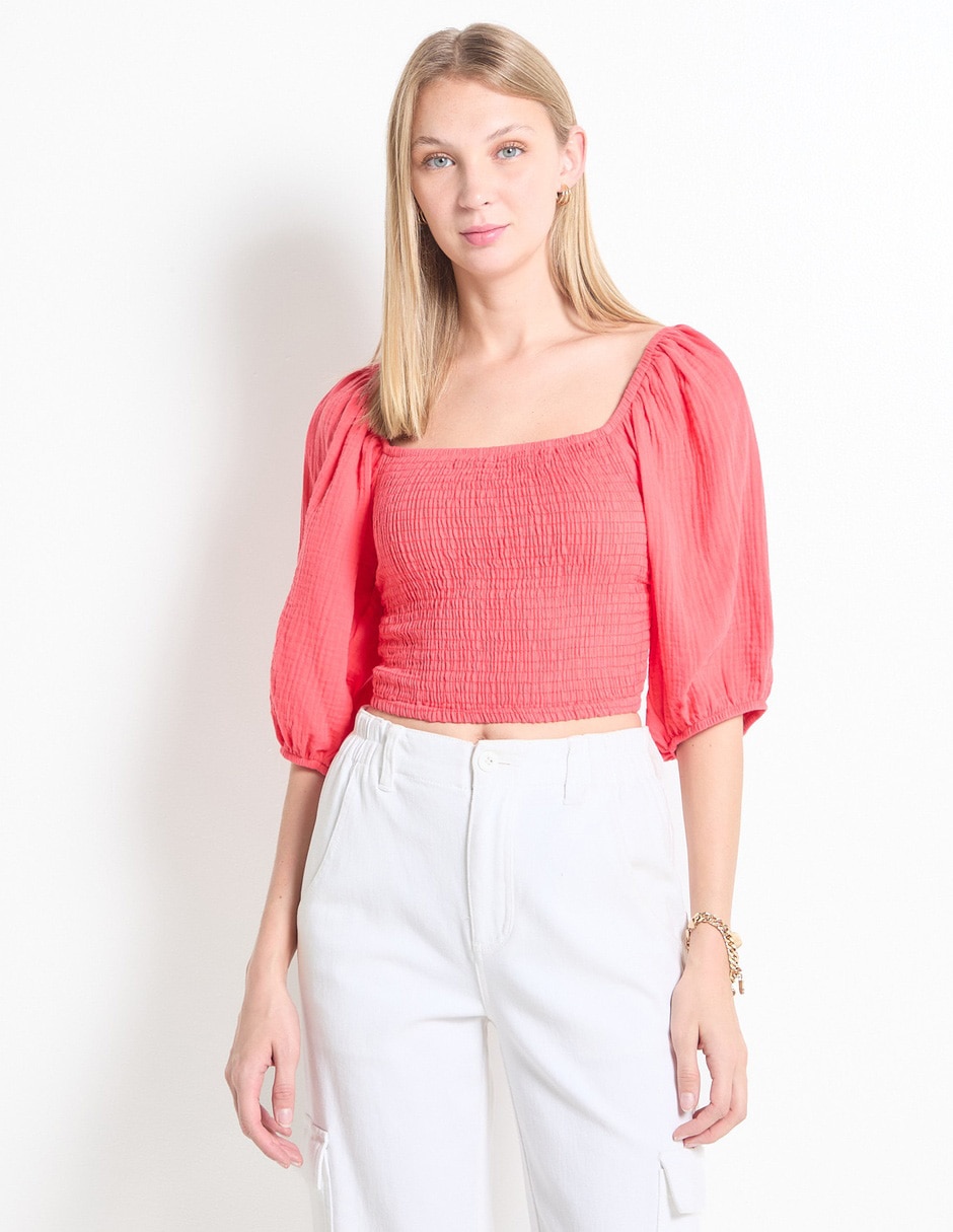 Blusa manga 3/4 para mujer 1