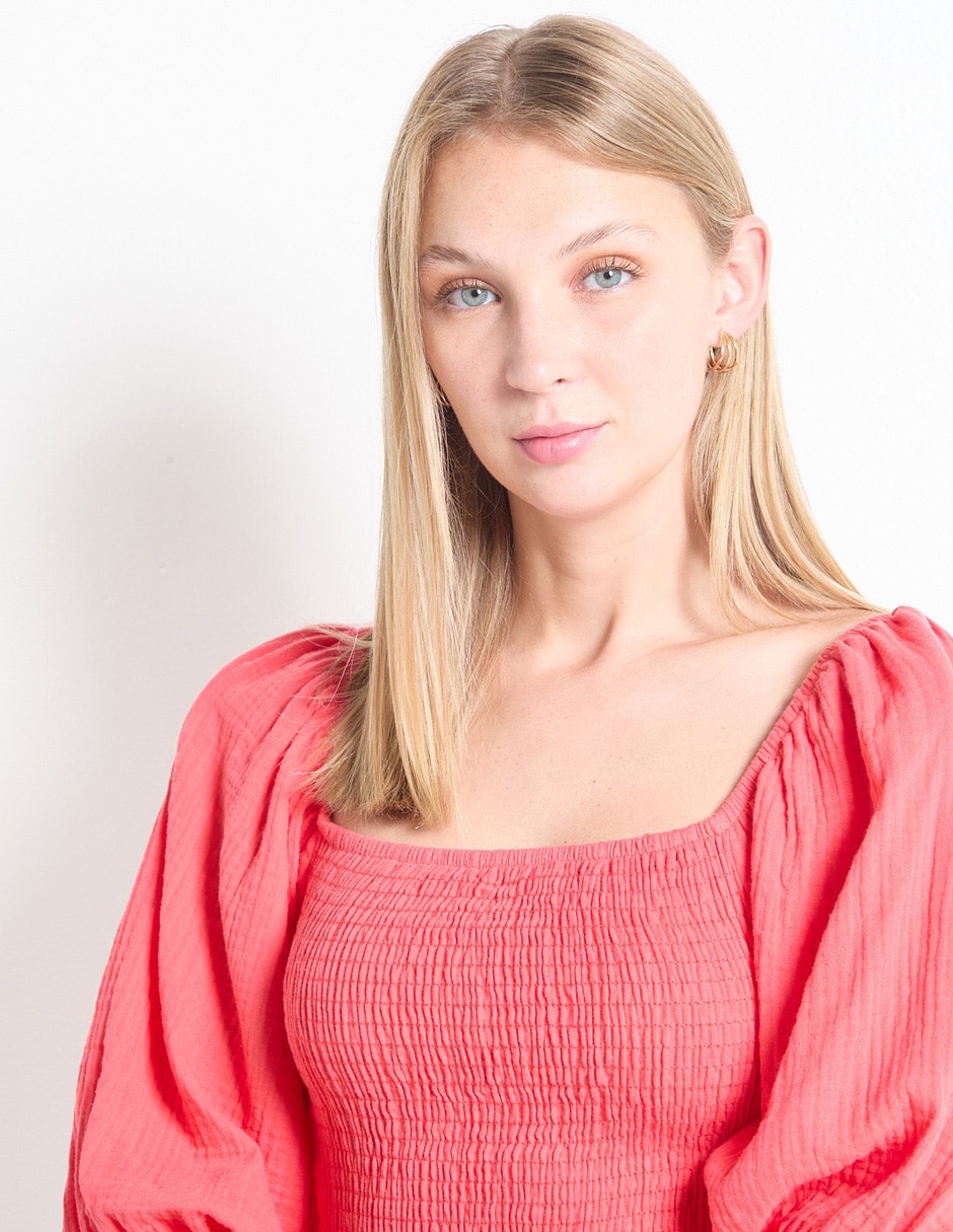 Blusa manga 3/4 para mujer 4