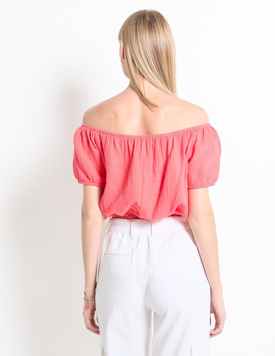 Blusa manga corta para mujer 2