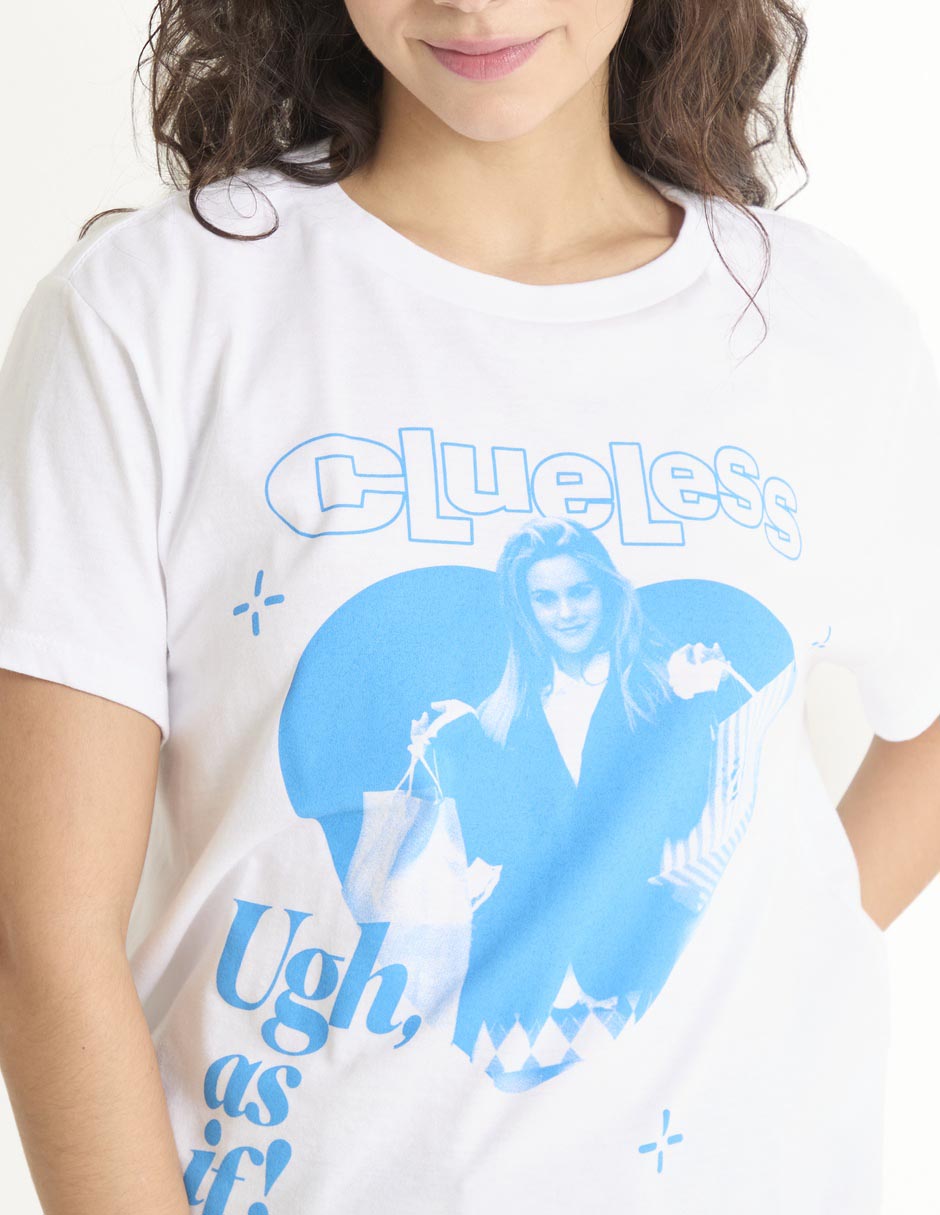 Playera manga corta cuello redondo para mujer 4