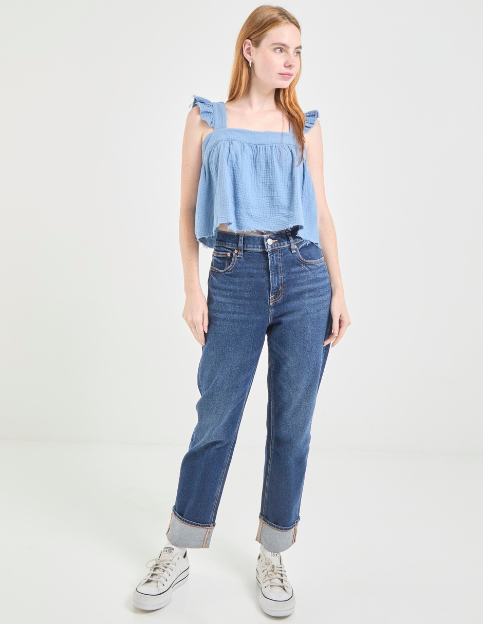 Jeans straight para mujer 3
