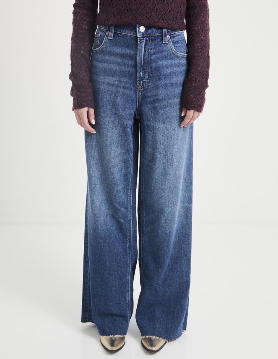 Jeans wide leg para mujer
