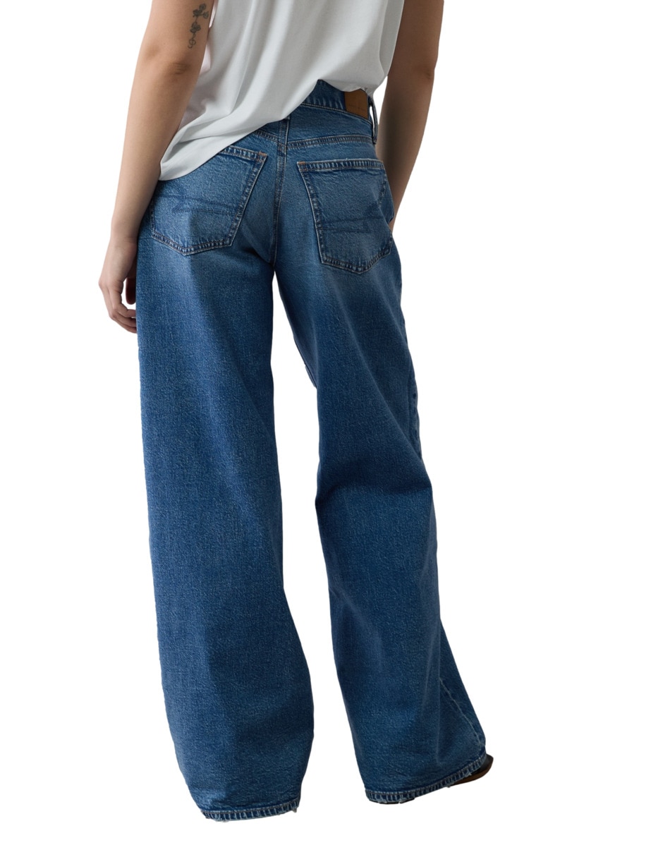 Jeans wide leg para mujer