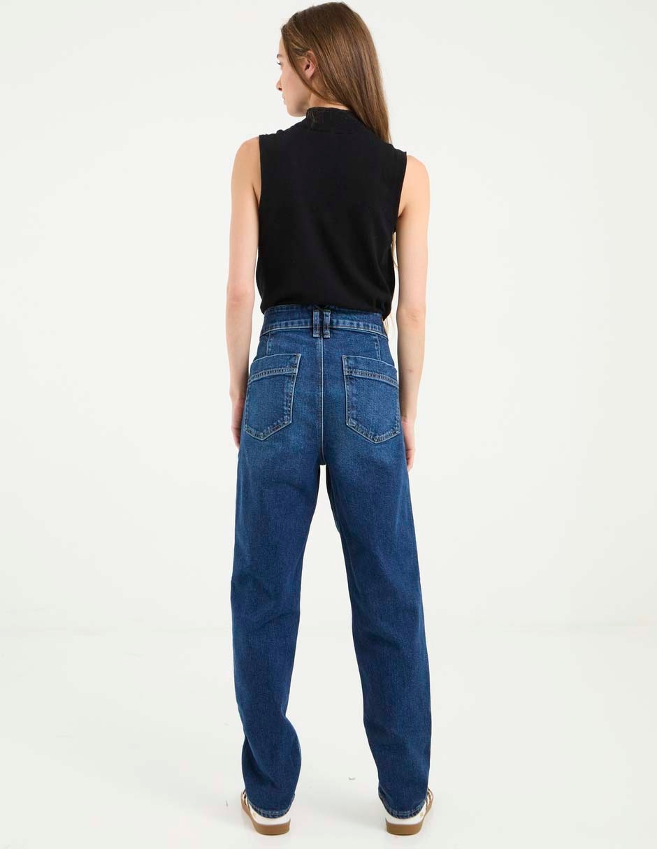 Jeans mom para mujer 2