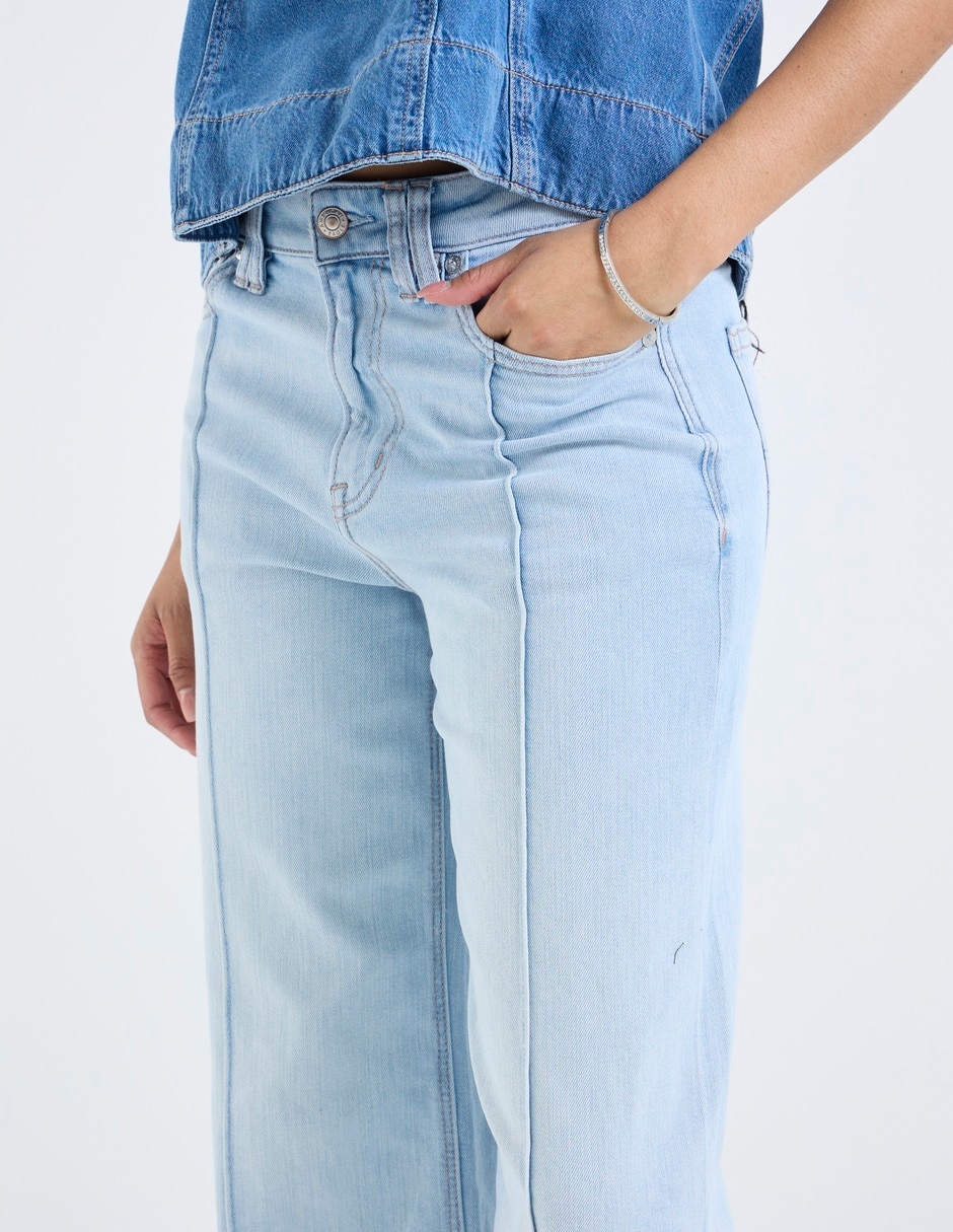 JEANS AMERICAN EAGLE, 8 C, AZUL MEDIO