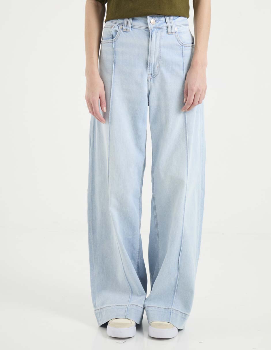 Jeans wide leg para mujer