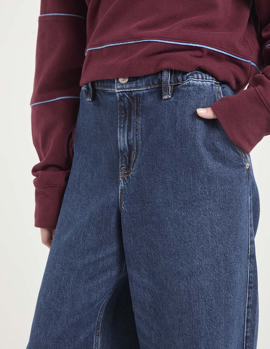 Jeans amplio para mujer 4