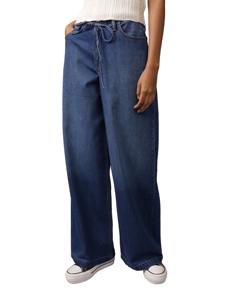 Jeans wide leg para mujer