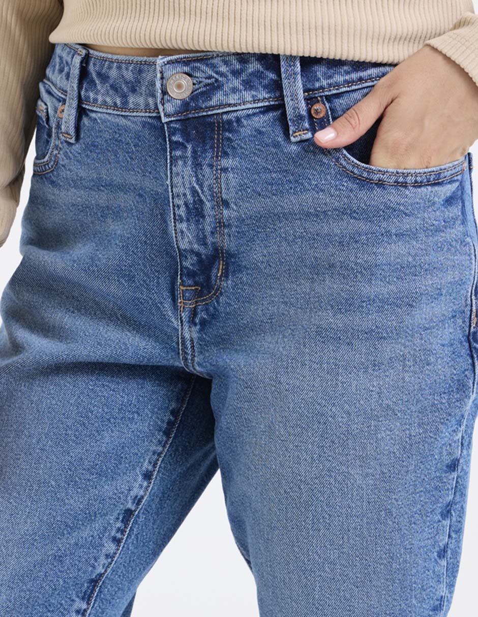 Jeans straight para mujer 4