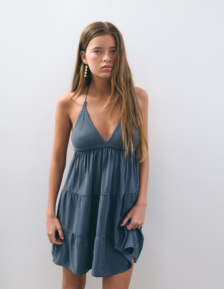 Vestido corto casual para mujer Vestido corto casual para mujer