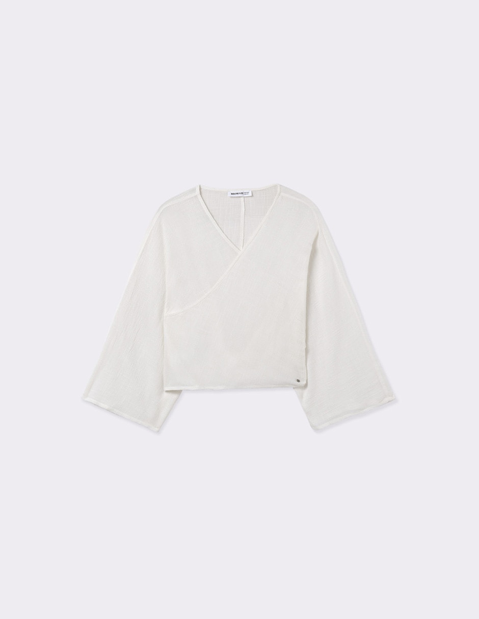 Blusa manga larga para mujer 8