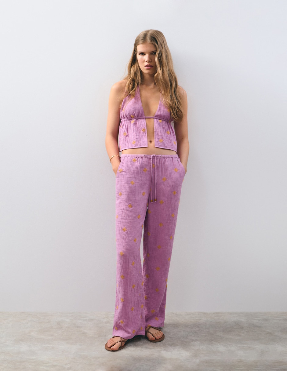 Pantalón regular para mujer 2
