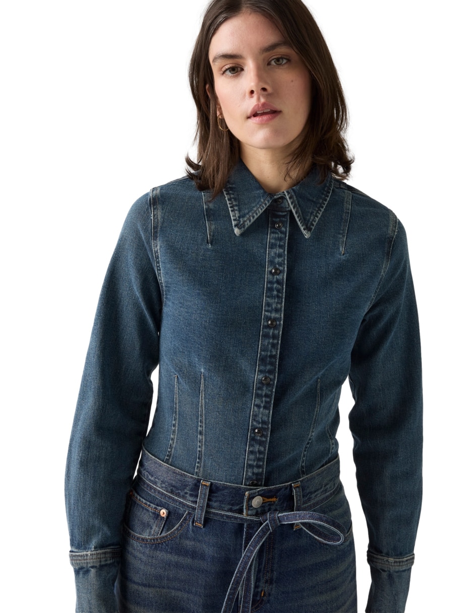 Blusa manga larga para mujer 3