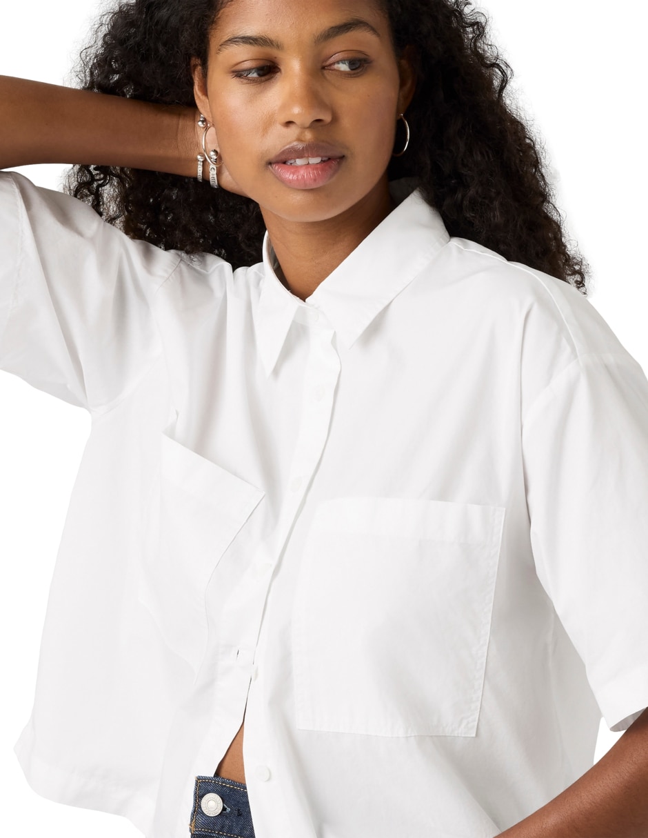 Blusa manga corta para mujer 4