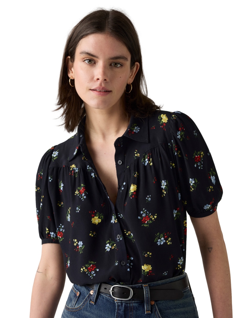 Blusa manga corta para mujer 3