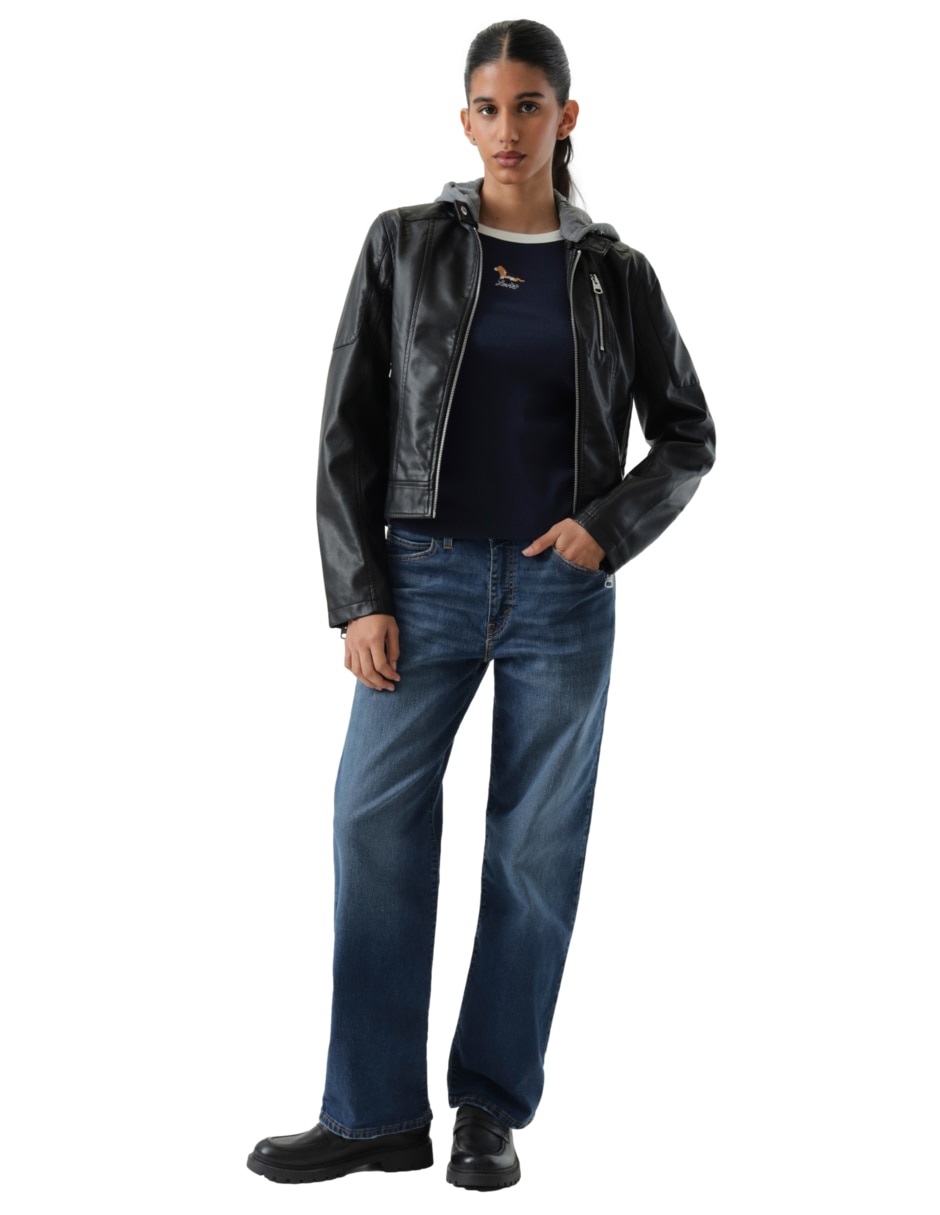 Chamarra para motociclista para mujer 4