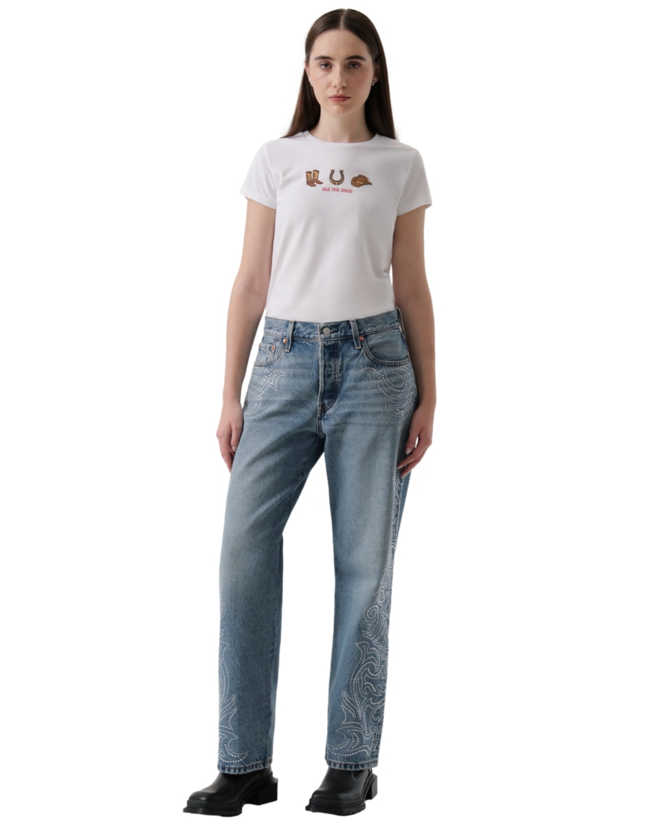 Jeans relaxed 501 '90S Denim Venom para mujer
