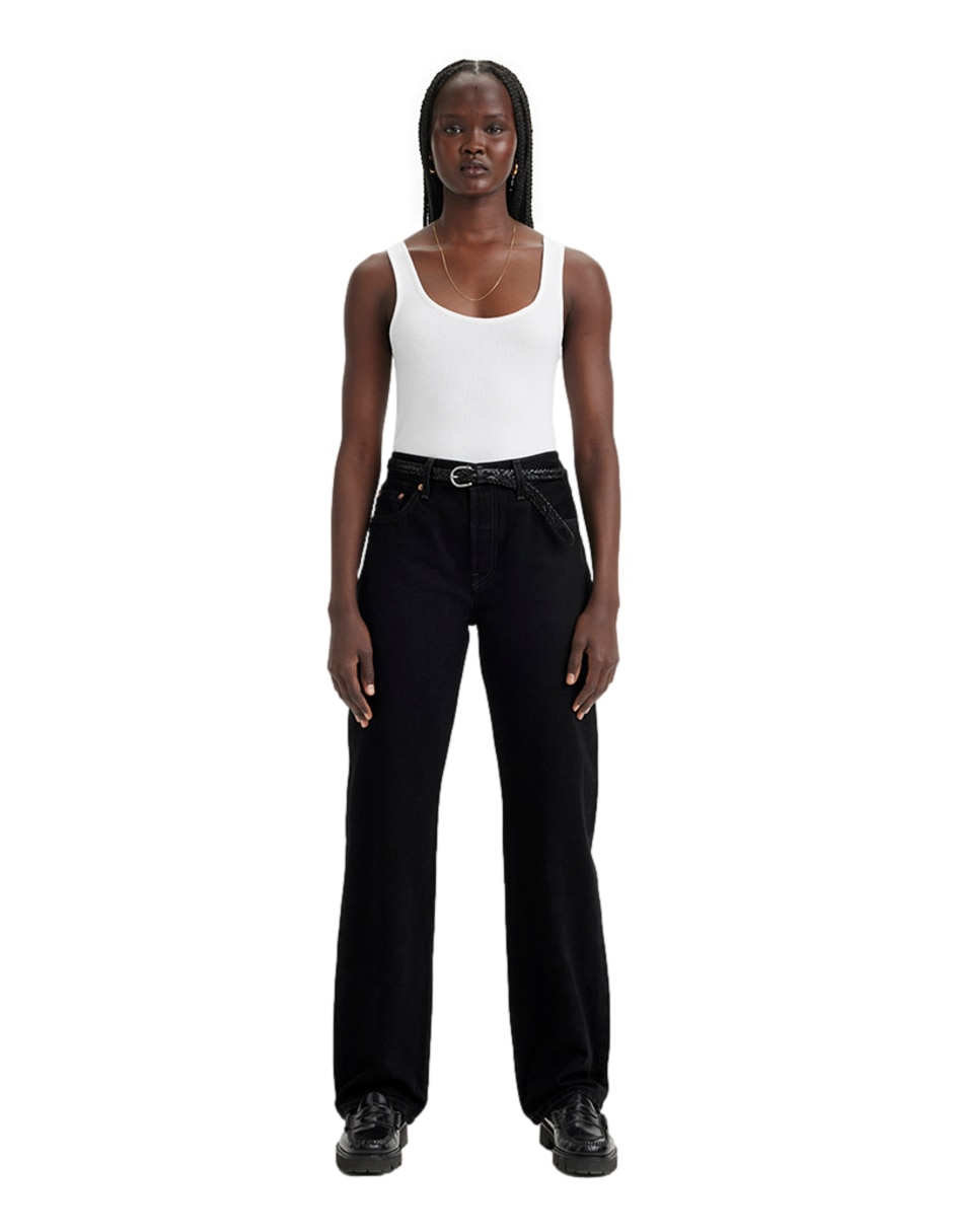 Jeans straight para mujer 2
