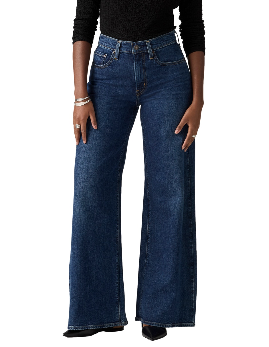 Jeans wide leg 728 Hr corte cintura para mujer Jeans wide leg 728 Hr corte cintura para mujer