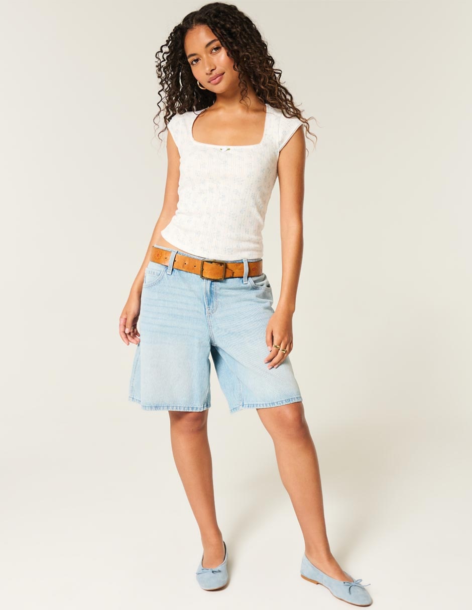 Playera manga corta para mujer