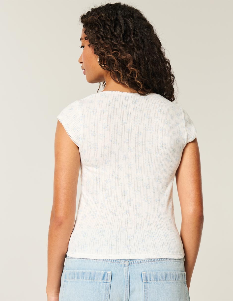 Playera manga corta para mujer 2