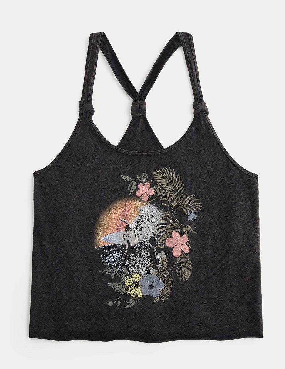 Playera cuello redondo para mujer