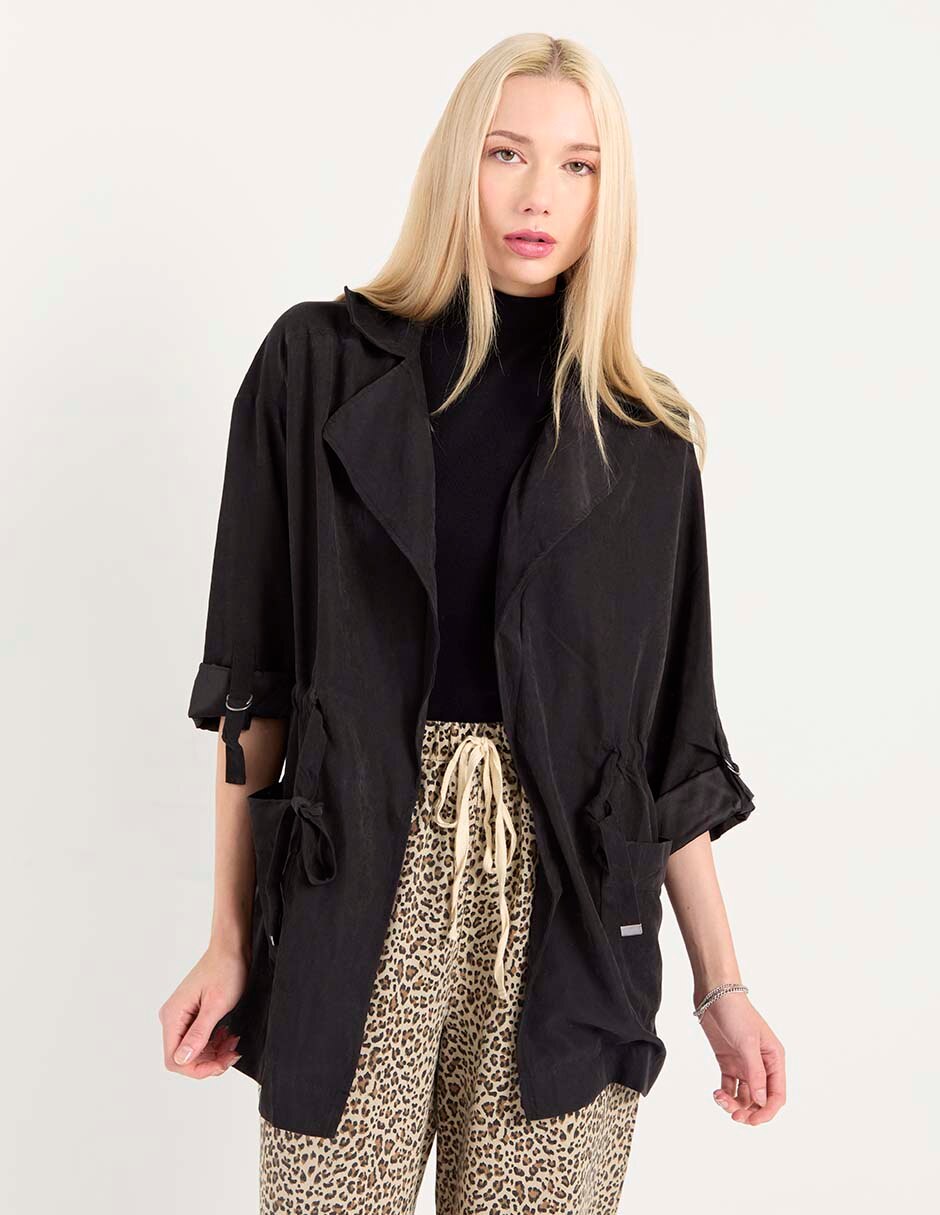 Gabardina con bolsillos para mujer Gabardina con bolsillos para mujer
