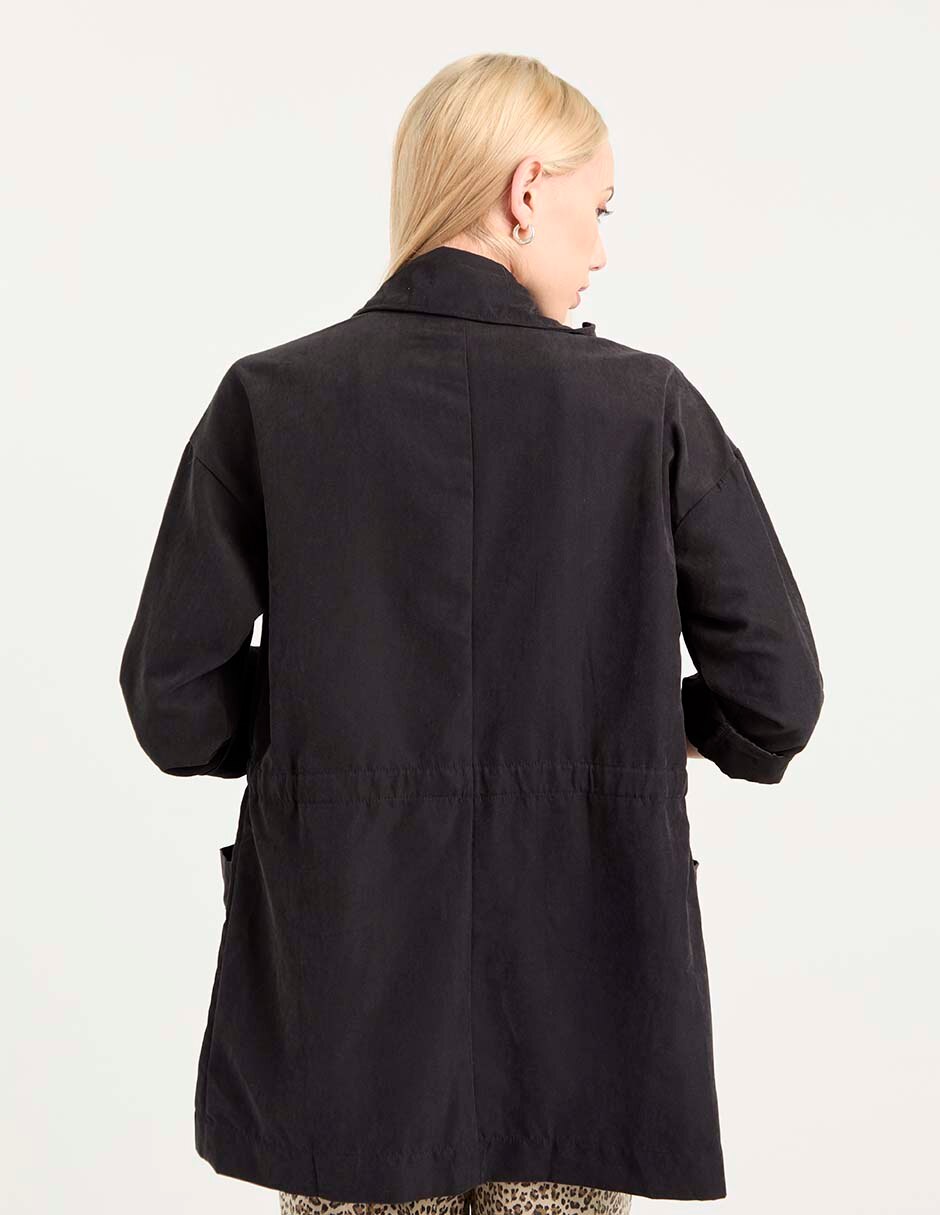 Gabardina con bolsillos para mujer 2
