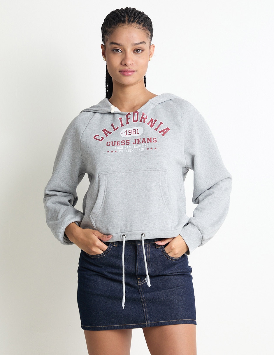 Sudadera con capucha Guess Jeans para mujer Liverpool