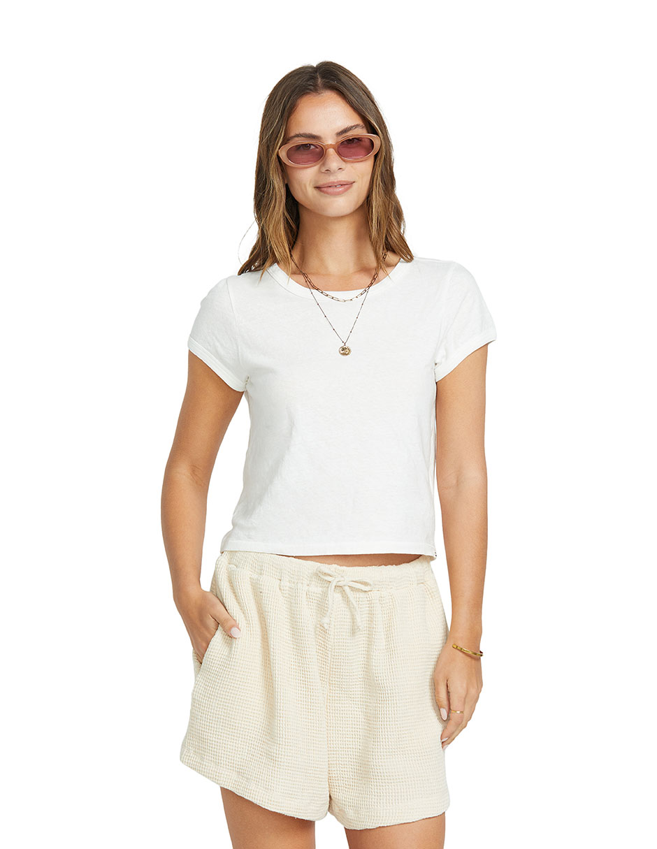 Playera manga corta Daily Tee Ss Knt cuello redondo para mujer 2