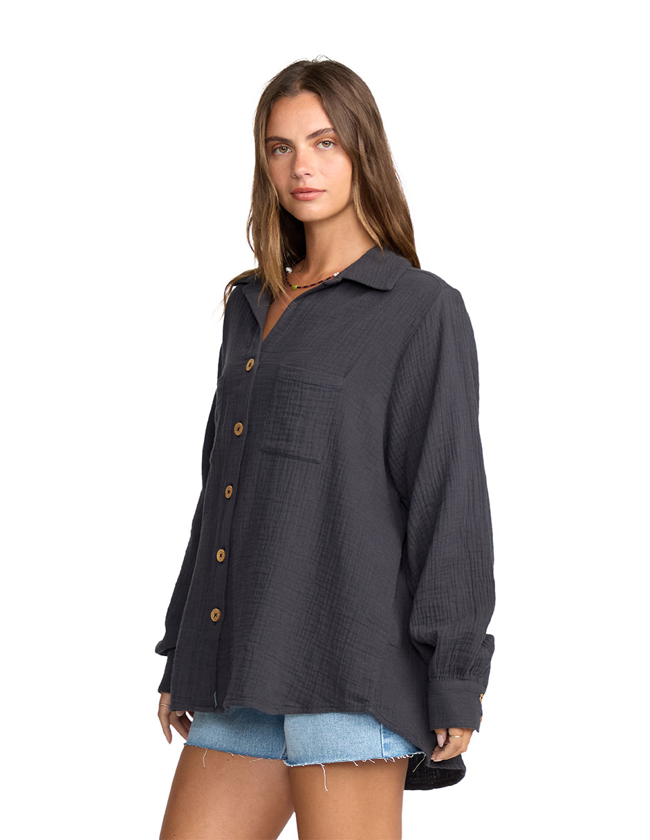 Camisa manga larga para mujer