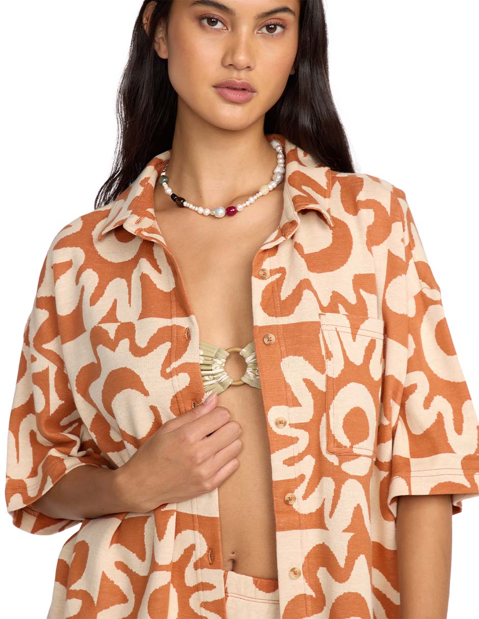 Blusa manga corta para mujer 3