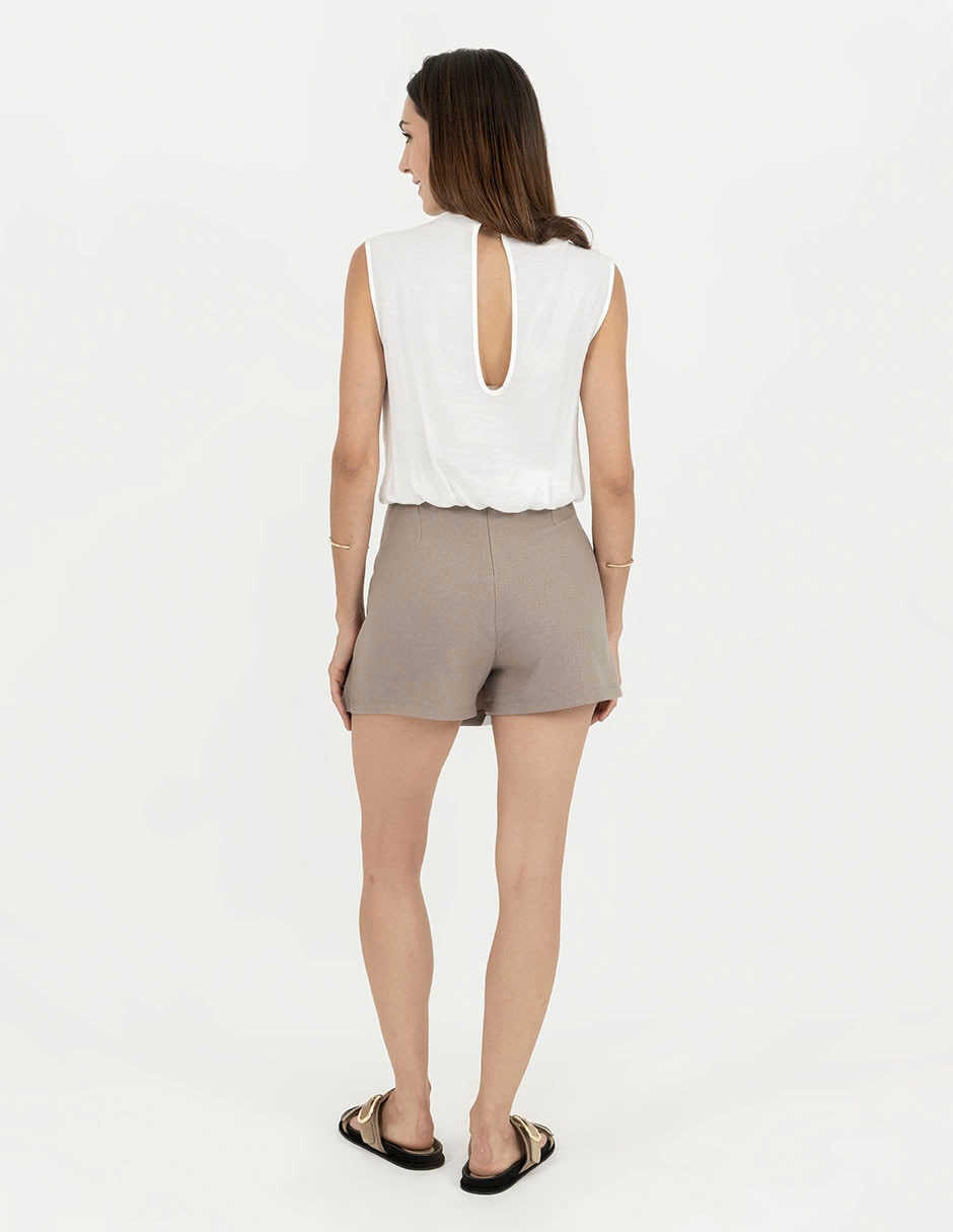 Falda short corto a la cintura 2