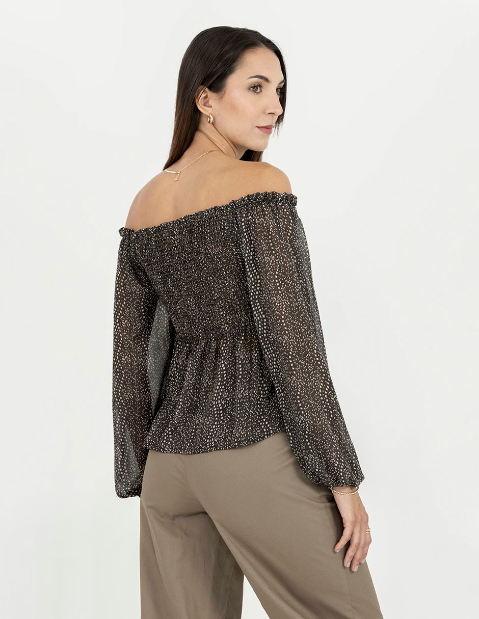 Blusa manga larga para mujer 2