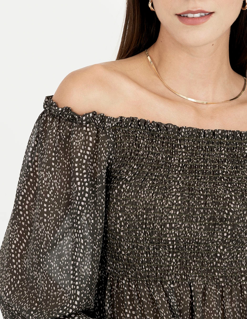 Blusa manga larga para mujer 3