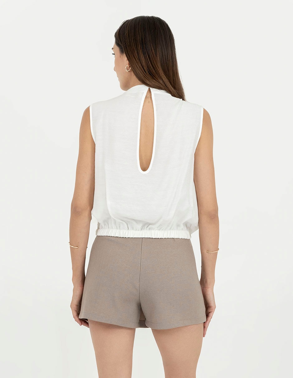 BLUSA SALSA 2253412, G, BLANCO