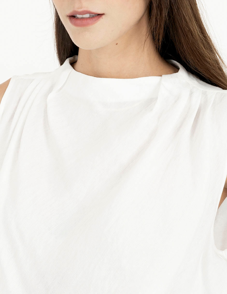BLUSA SALSA 2253412, G, BLANCO