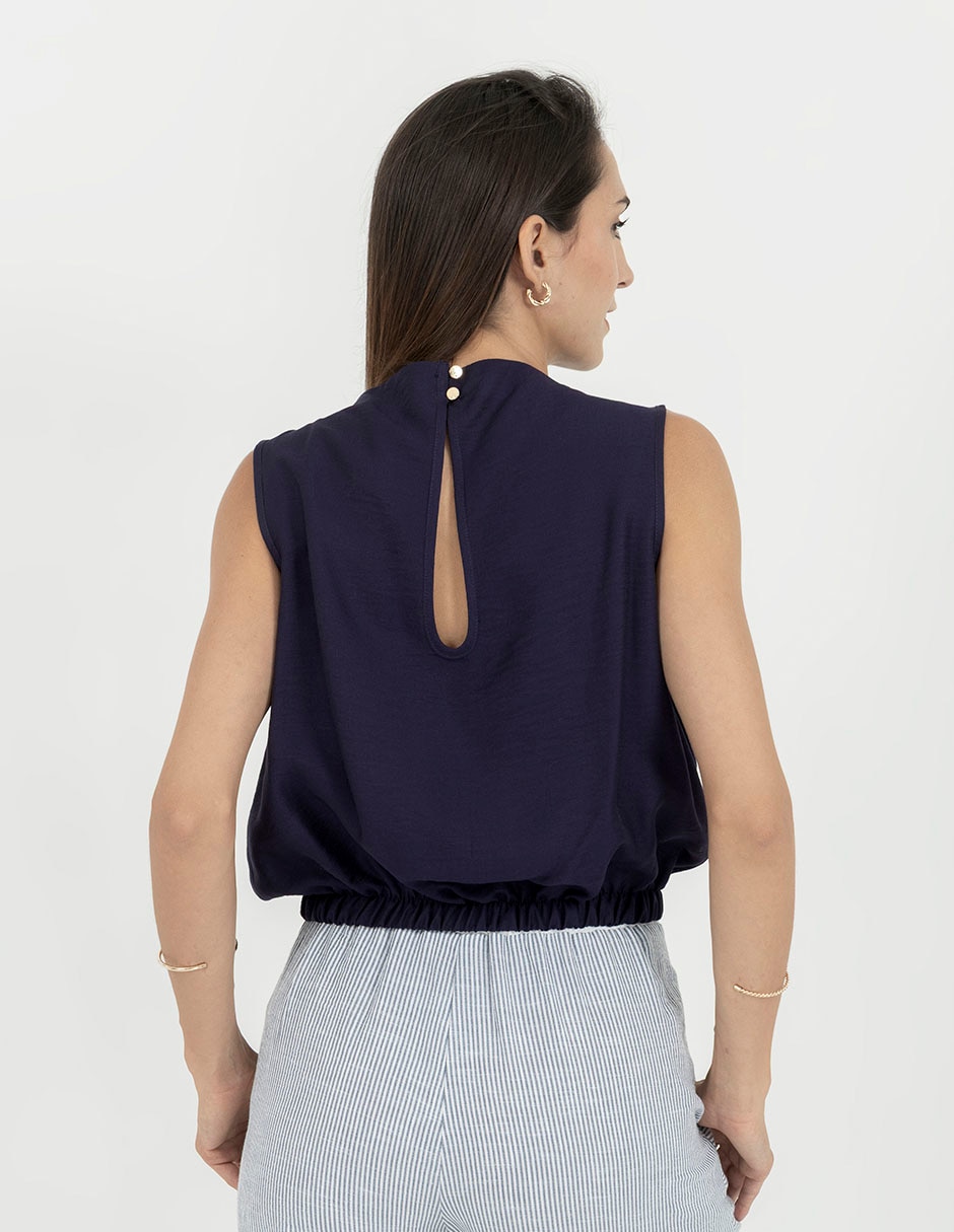 Blusa sin manga para mujer 2