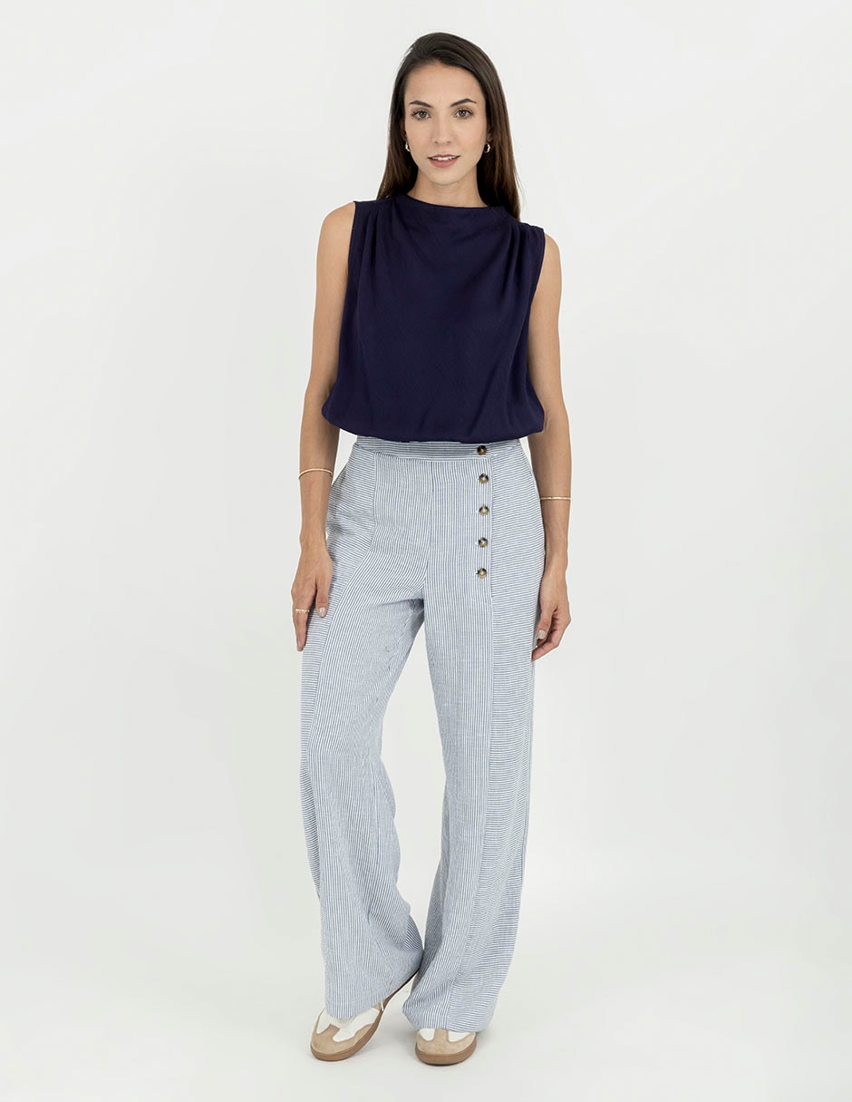 Blusa sin manga para mujer 5