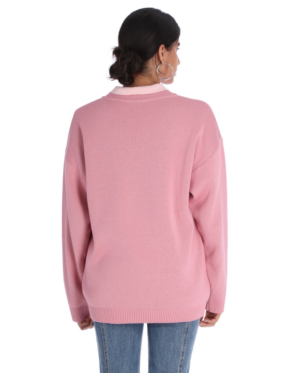 Suéter cuello redondo unisex 2