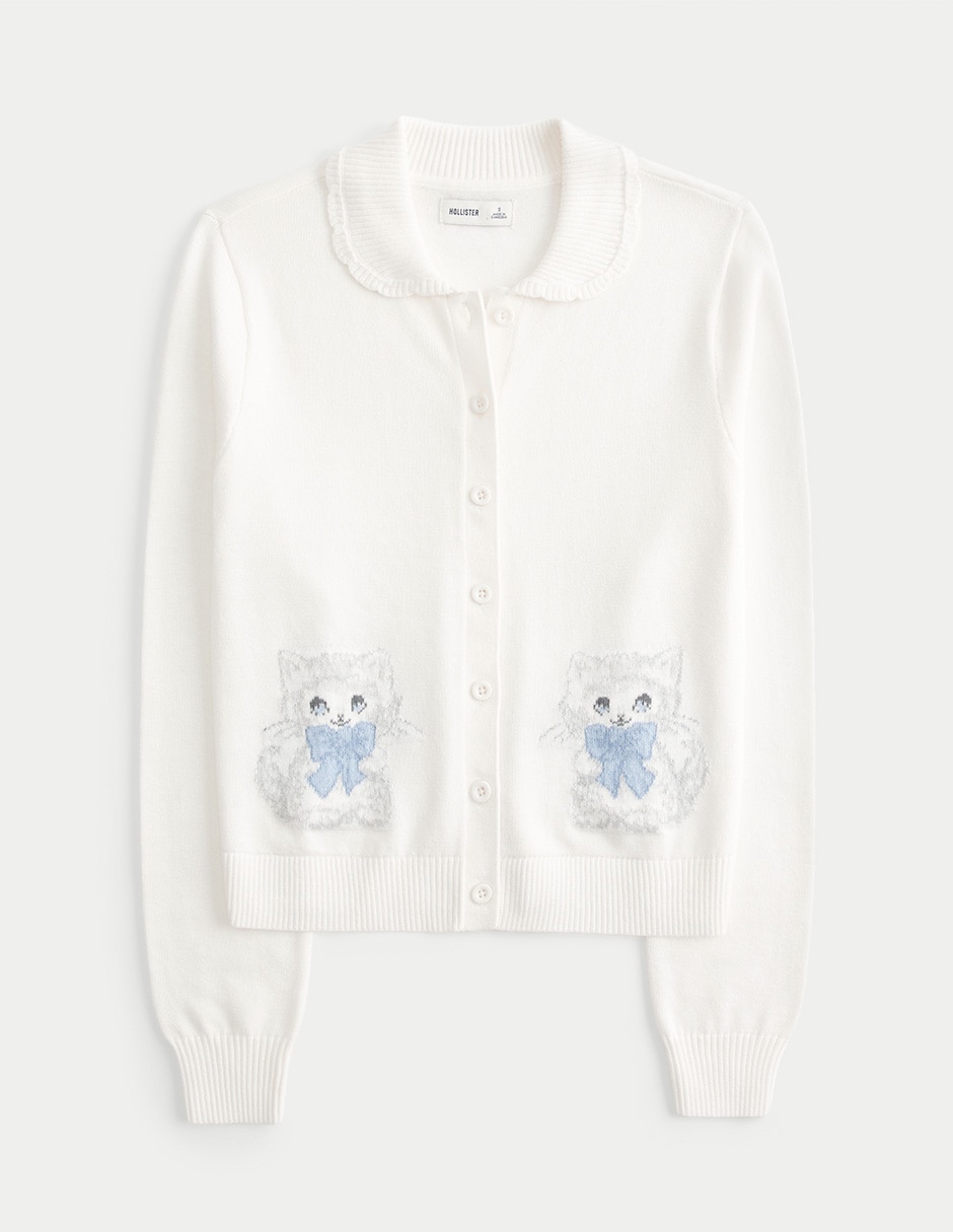 Suéter cuello redondo para mujer