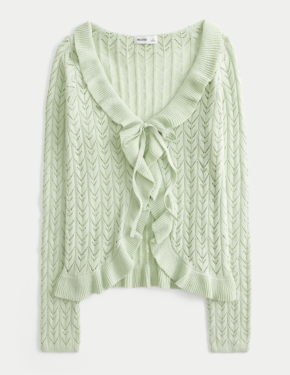 Suéter cuello con escote para mujer